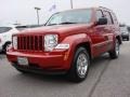 Inferno Red Crystal Pearl 2009 Jeep Liberty Sport 4x4