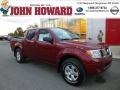 2013 Cayenne Red Nissan Frontier SV V6 Crew Cab 4x4  photo #1