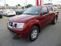 2013 Cayenne Red Nissan Frontier SV V6 Crew Cab 4x4  photo #3