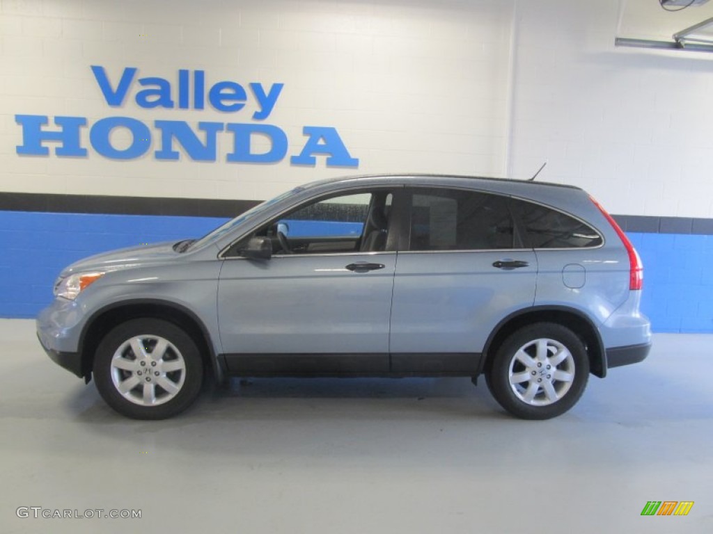 2011 CR-V SE 4WD - Glacier Blue Metallic / Gray photo #2