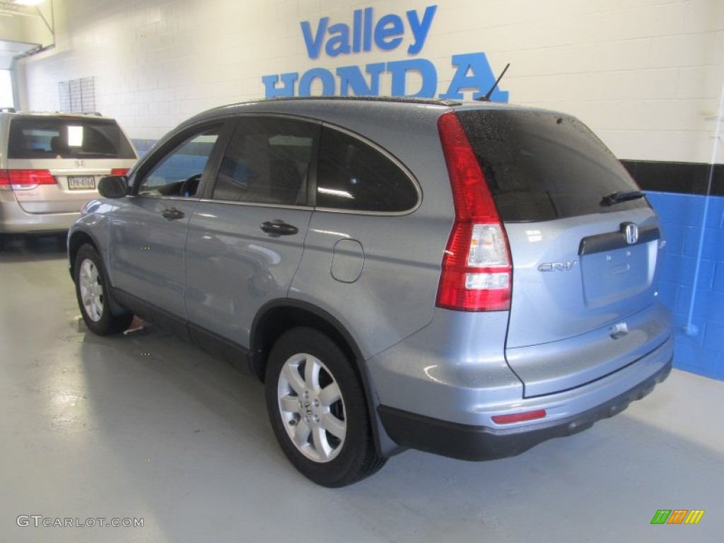 2011 CR-V SE 4WD - Glacier Blue Metallic / Gray photo #3