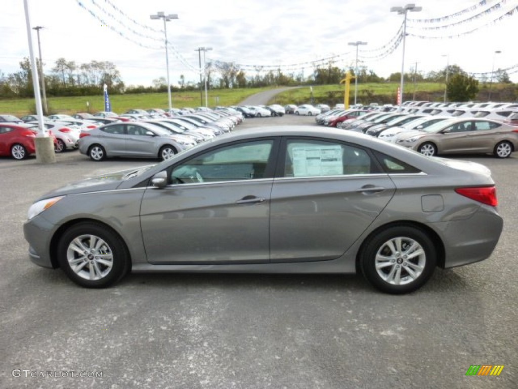 Harbor Gray Metallic 2014 Hyundai Sonata GLS Exterior Photo #86900164