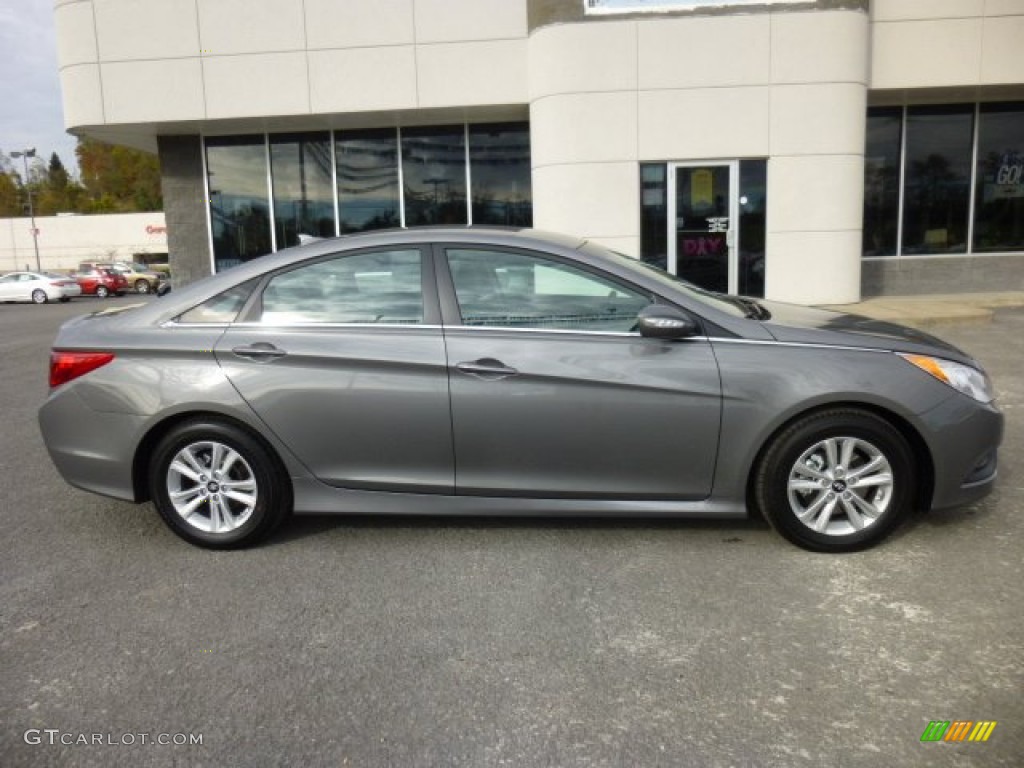 2014 Sonata GLS - Harbor Gray Metallic / Gray photo #8