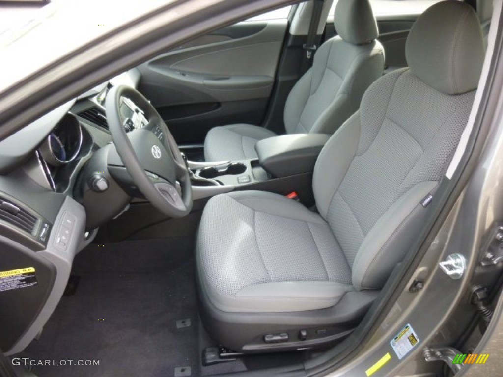 2014 Sonata GLS - Harbor Gray Metallic / Gray photo #14