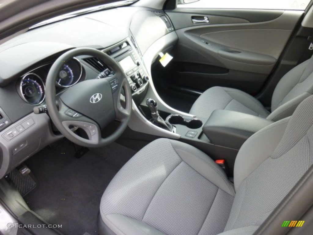 2014 Sonata GLS - Harbor Gray Metallic / Gray photo #15