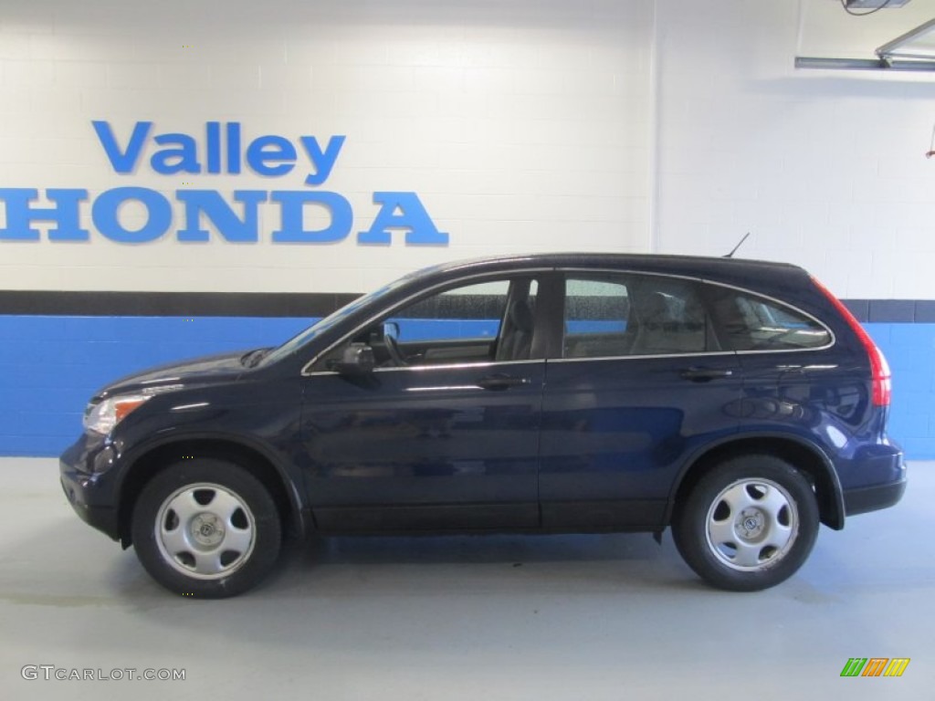 2011 CR-V LX 4WD - Royal Blue Pearl / Gray photo #2