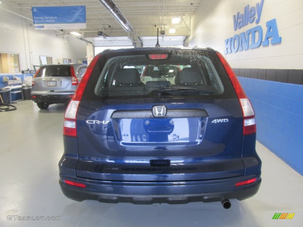 2011 CR-V LX 4WD - Royal Blue Pearl / Gray photo #4