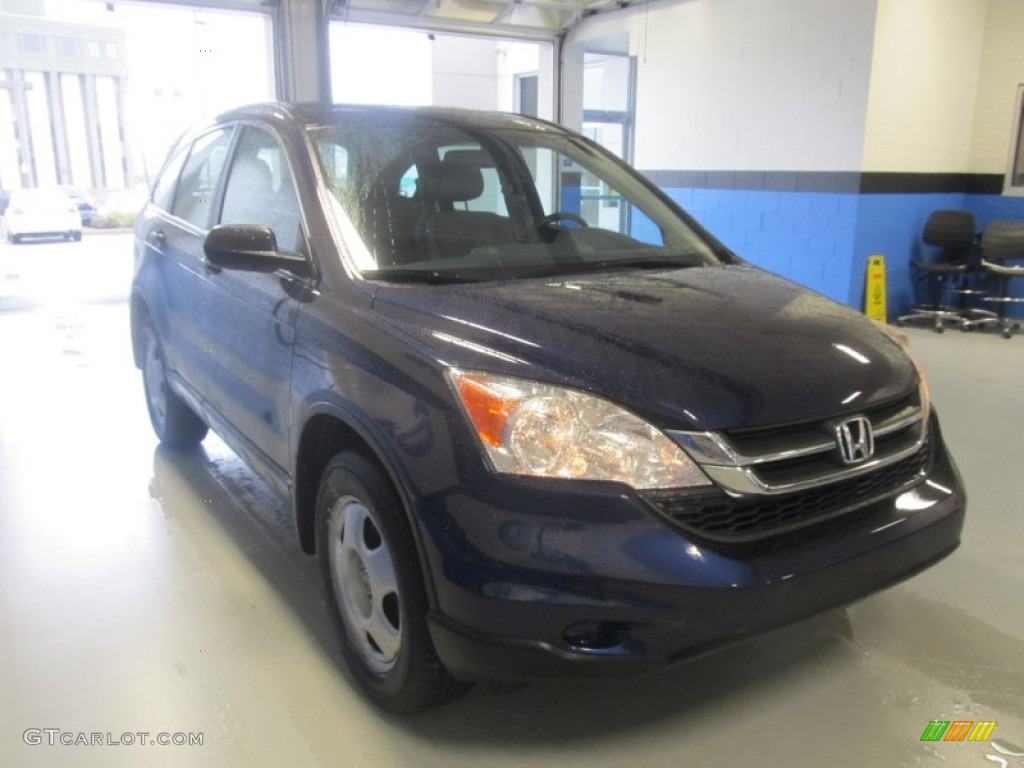 2011 CR-V LX 4WD - Royal Blue Pearl / Gray photo #5