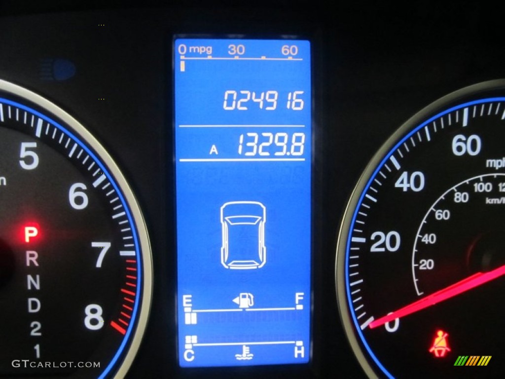 2011 CR-V LX 4WD - Royal Blue Pearl / Gray photo #15