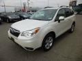 2014 Satin White Pearl Subaru Forester 2.5i Premium  photo #3