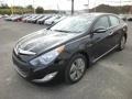 2013 Black Onyx Pearl Hyundai Sonata Hybrid Limited  photo #3