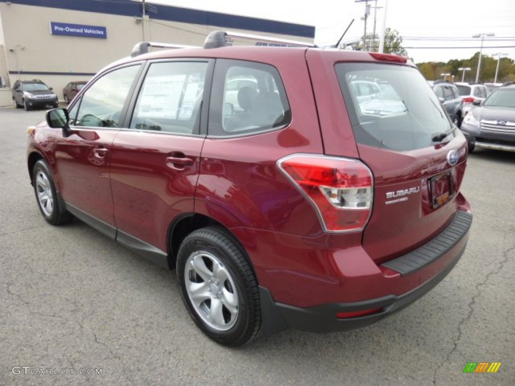 2014 Forester 2.5i - Venetian Red Pearl / Platinum photo #5