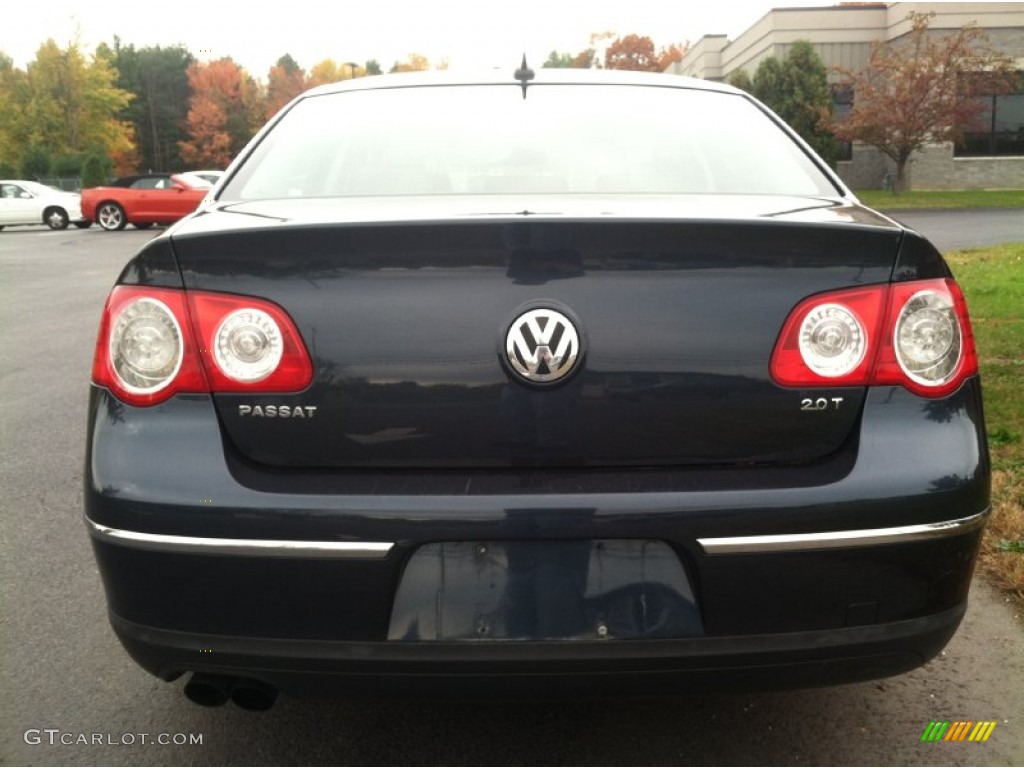 2006 Passat 2.0T Sedan - Blue Graphite Metallic / Black photo #7