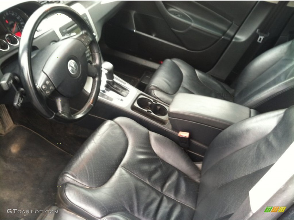 2006 Passat 2.0T Sedan - Blue Graphite Metallic / Black photo #10