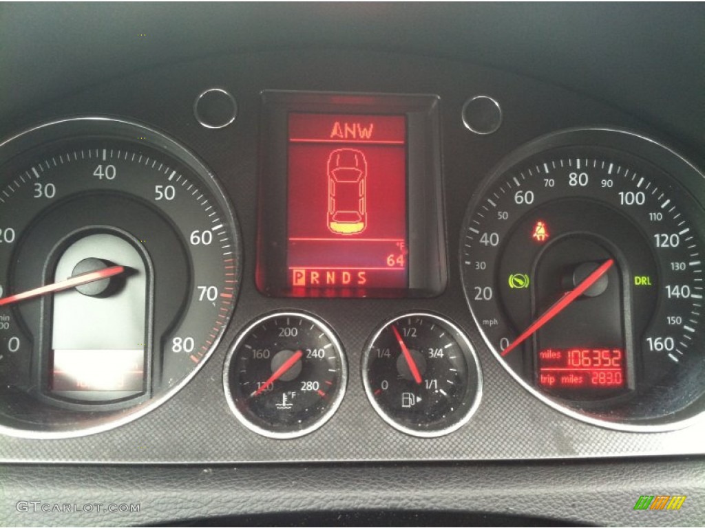 2006 Passat 2.0T Sedan - Blue Graphite Metallic / Black photo #15