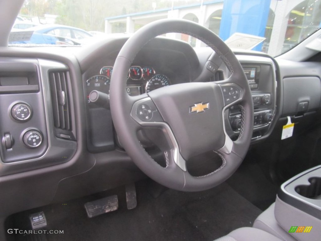 2014 Silverado 1500 LT Regular Cab 4x4 - Tungsten Metallic / Jet Black photo #14