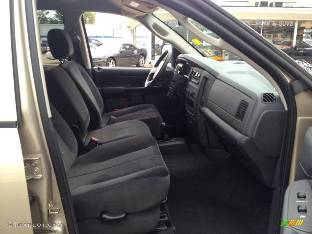 2005 Ram 1500 SLT Quad Cab 4x4 - Light Almond Pearl / Dark Slate Gray photo #11