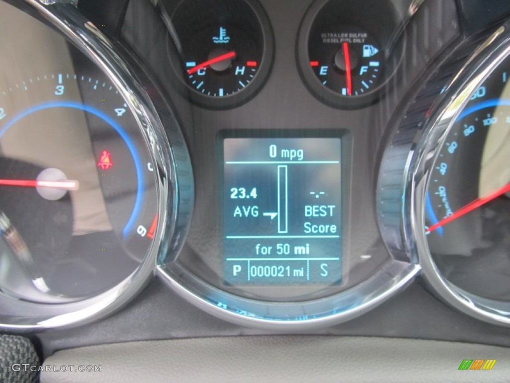 2014 Cruze Diesel - Tungsten Metallic / Jet Black photo #20