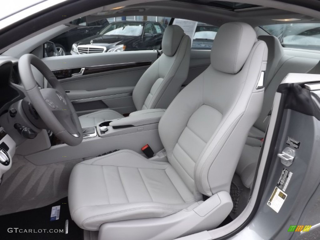 Ash Gray Interior 2010 Mercedes-Benz E 350 Coupe Photo #86902972