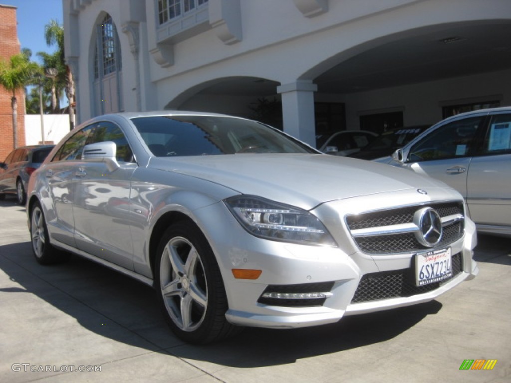 2012 CLS 550 Coupe - Iridium Silver Metallic / Black photo #1