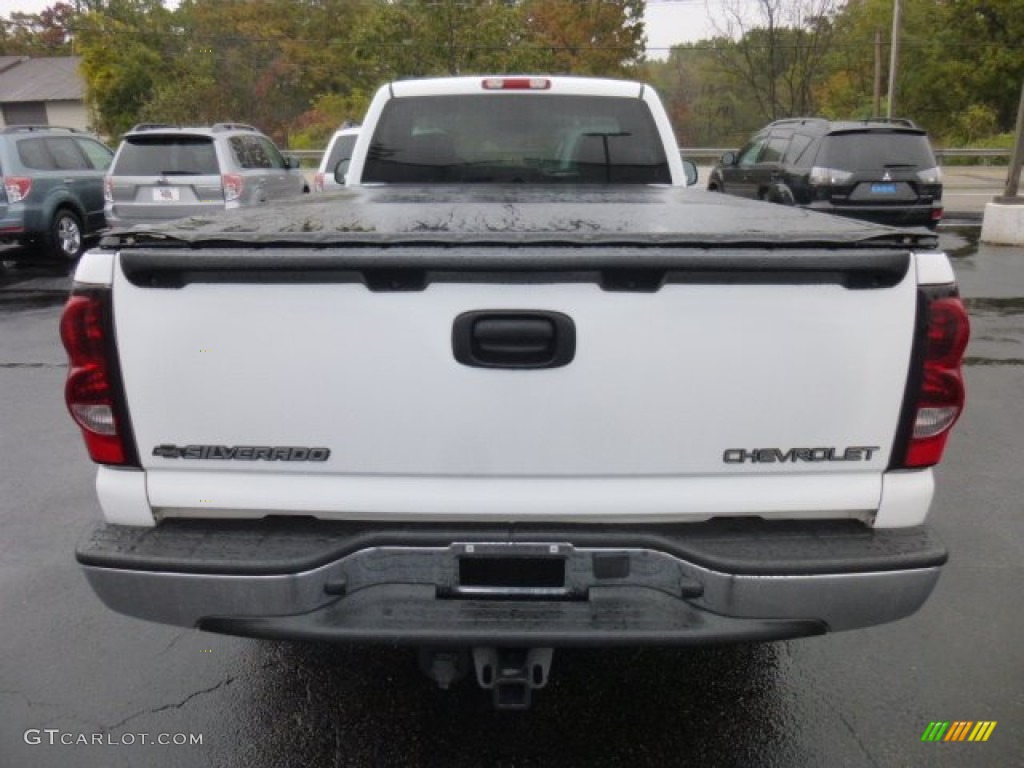 2004 Silverado 1500 LS Regular Cab 4x4 - Summit White / Dark Charcoal photo #6