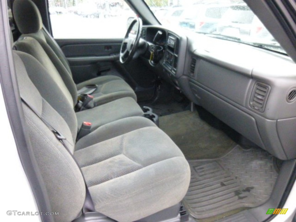 2004 Silverado 1500 LS Regular Cab 4x4 - Summit White / Dark Charcoal photo #10