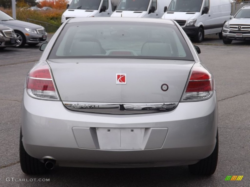 2007 Aura XE - Silver Pearl Metallic / Gray photo #4