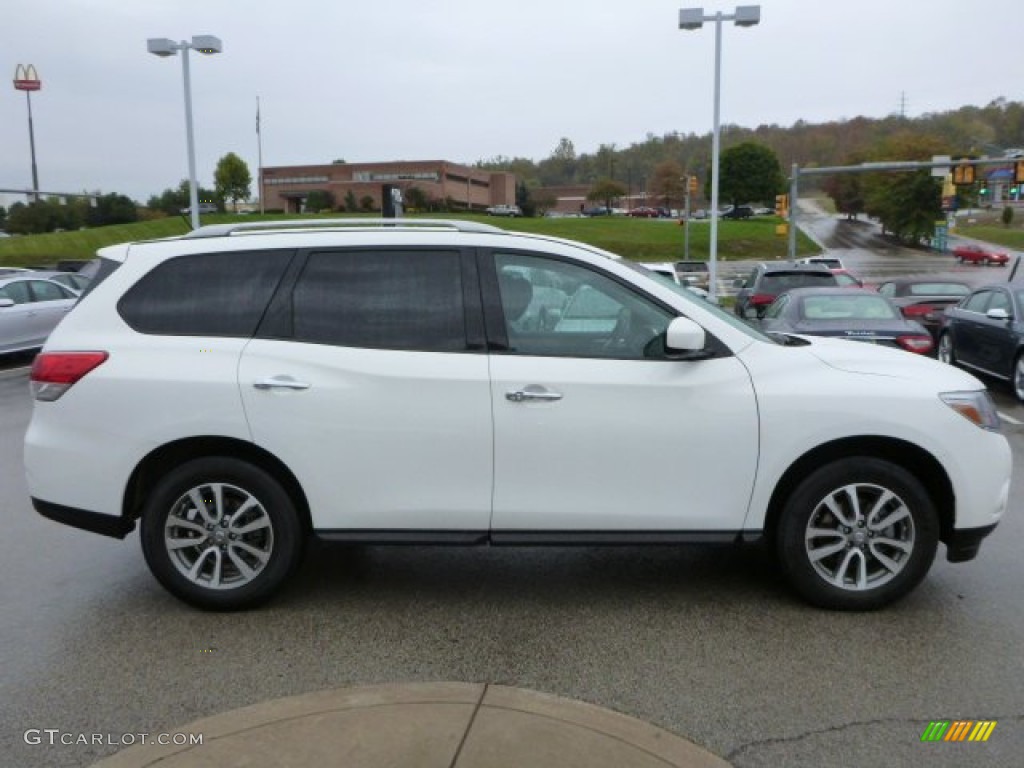2013 Pathfinder SV 4x4 - Moonlight White / Charcoal photo #6