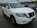 2013 Moonlight White Nissan Pathfinder SV 4x4  photo #7