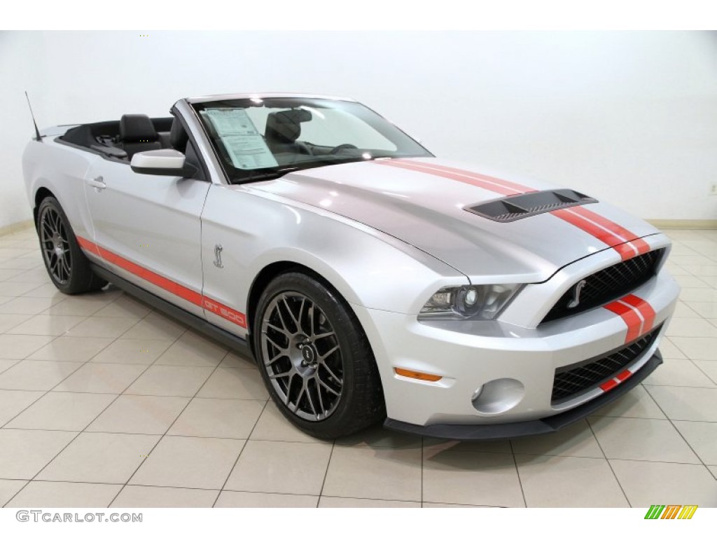 Ingot Silver Metallic 2012 Ford Mustang Shelby GT500 Convertible Exterior Photo #86906962