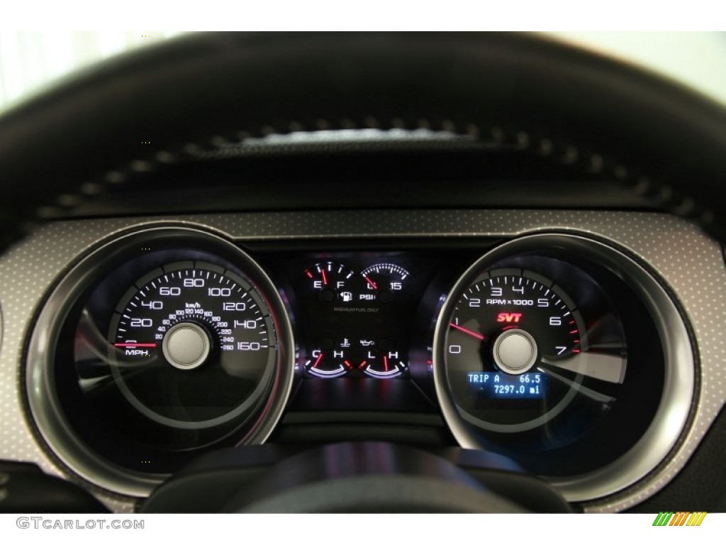 2012 Ford Mustang Shelby GT500 Convertible Gauges Photo #86907304