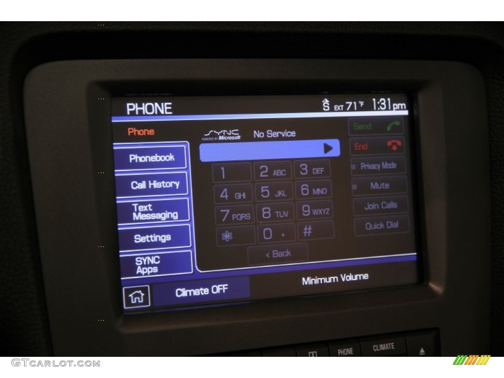 2012 Ford Mustang Shelby GT500 Convertible Controls Photo #86907688