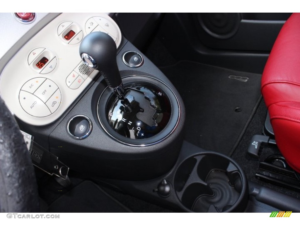 2012 Fiat 500 c cabrio Lounge 6 Speed Auto Stick Automatic Transmission Photo #86907751