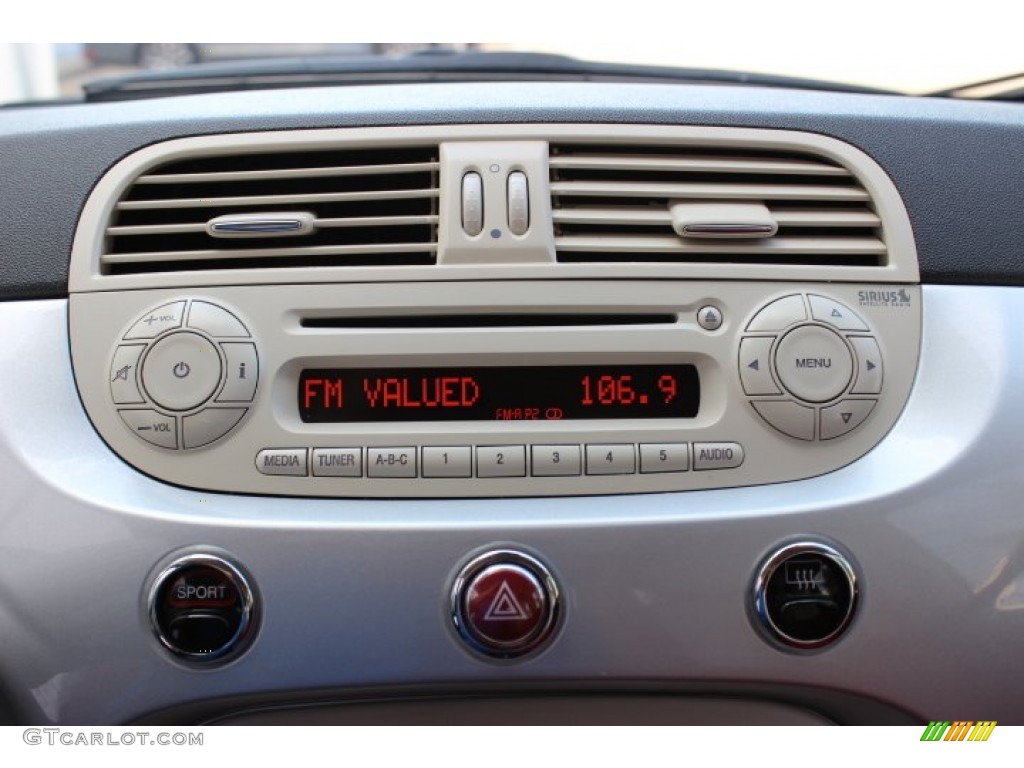 2012 Fiat 500 c cabrio Lounge Audio System Photo #86907796