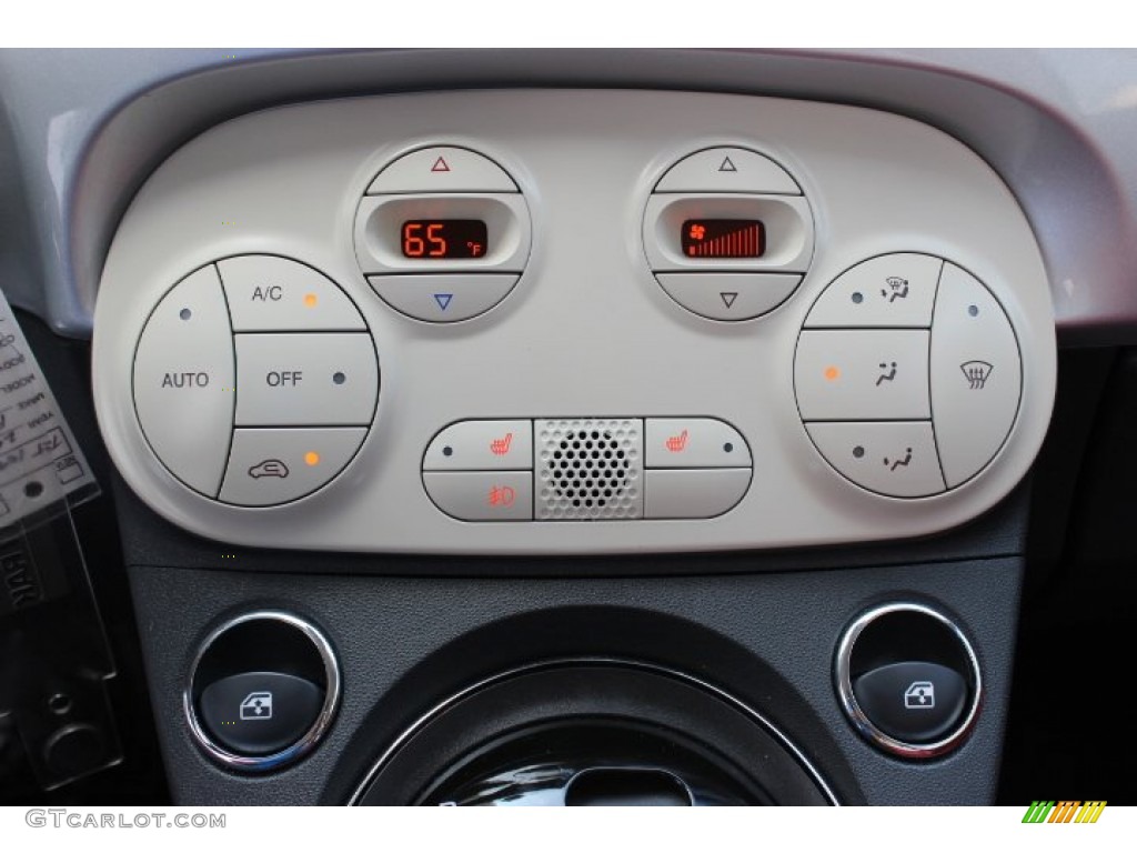 2012 Fiat 500 c cabrio Lounge Controls Photo #86907817