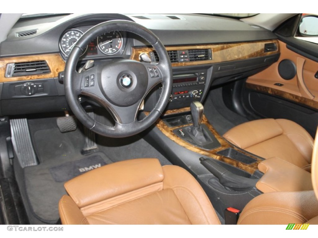 Saddle Brown/Black Interior 2007 BMW 3 Series 335i Coupe Photo #86907961