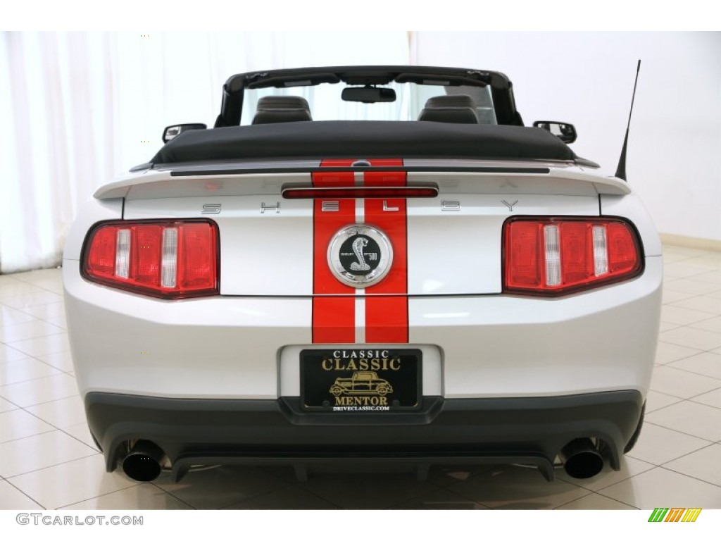 2012 Mustang Shelby GT500 Convertible - Ingot Silver Metallic / Charcoal Black/Red photo #54