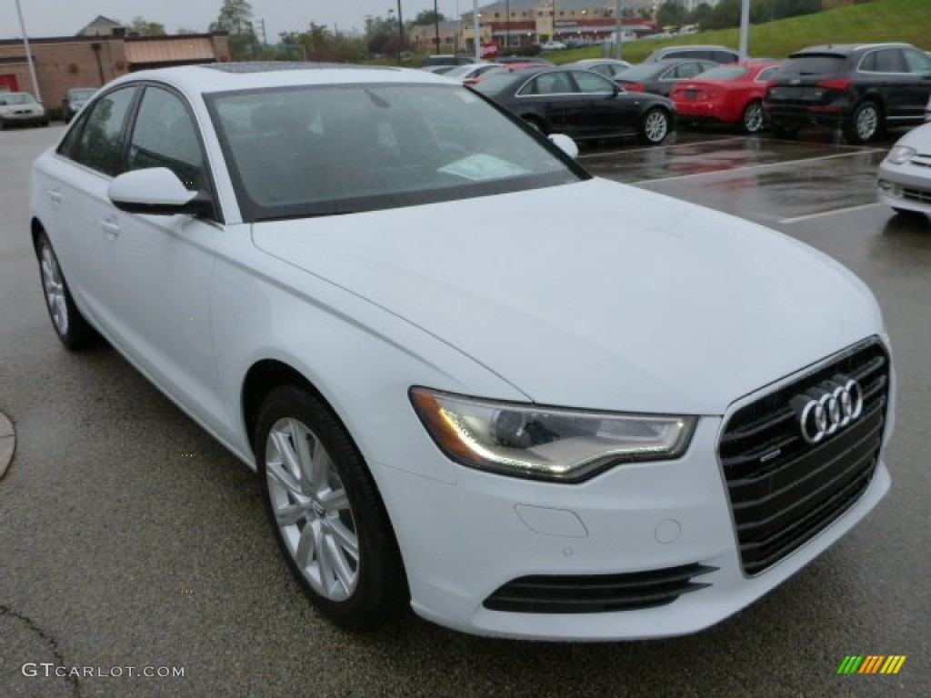 Glacier White Metallic 2014 Audi A6 2.0T quattro Sedan Exterior Photo #86908111