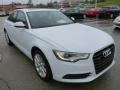 2014 Glacier White Metallic Audi A6 2.0T quattro Sedan  photo #5