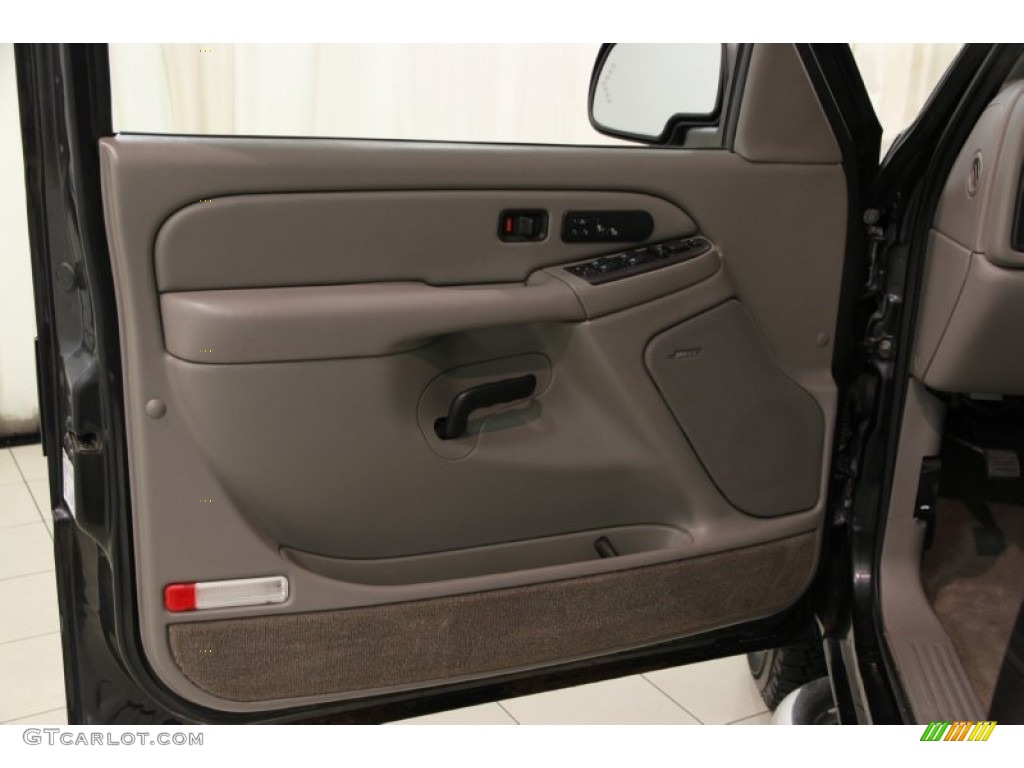 2005 Sierra 1500 SLT Crew Cab 4x4 - Carbon Metallic / Pewter photo #4