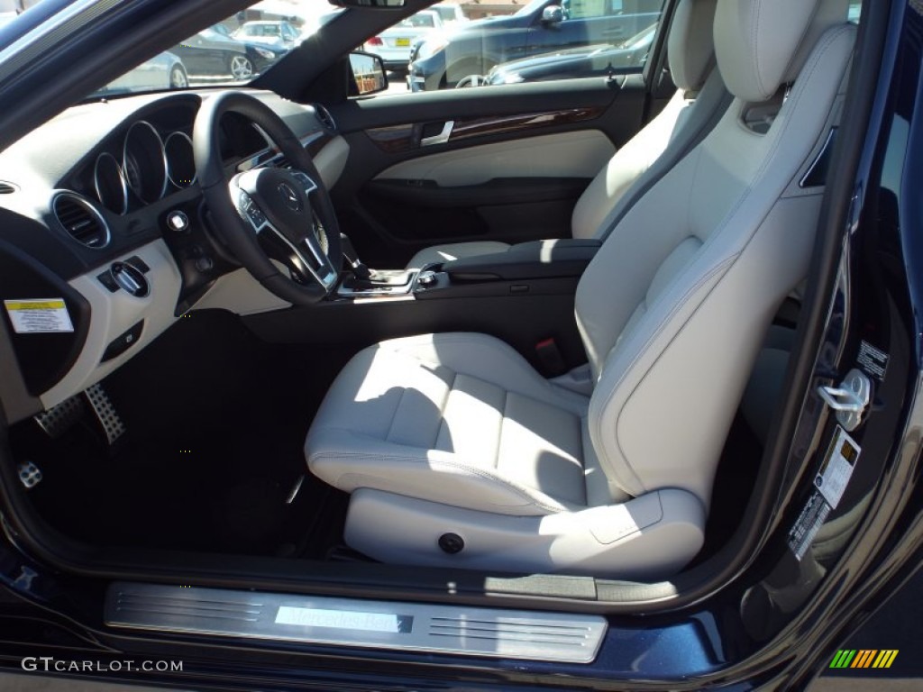 Ash/Black Interior 2014 Mercedes-Benz C 350 Coupe Photo #86908807