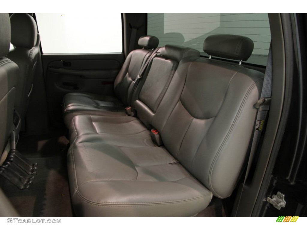 2005 Sierra 1500 SLT Crew Cab 4x4 - Carbon Metallic / Pewter photo #14
