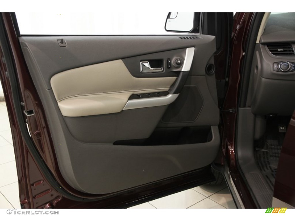 2012 Ford Edge SEL AWD Medium Light Stone Door Panel Photo #86909161