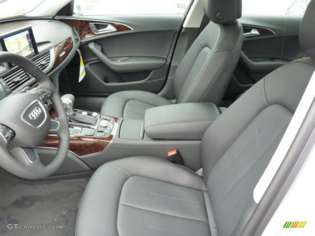 Black Interior 2014 Audi A6 3.0T quattro Sedan Photo #86909167