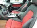 Black/Magma Red Front Seat Photo for 2014 Audi SQ5 #86909508