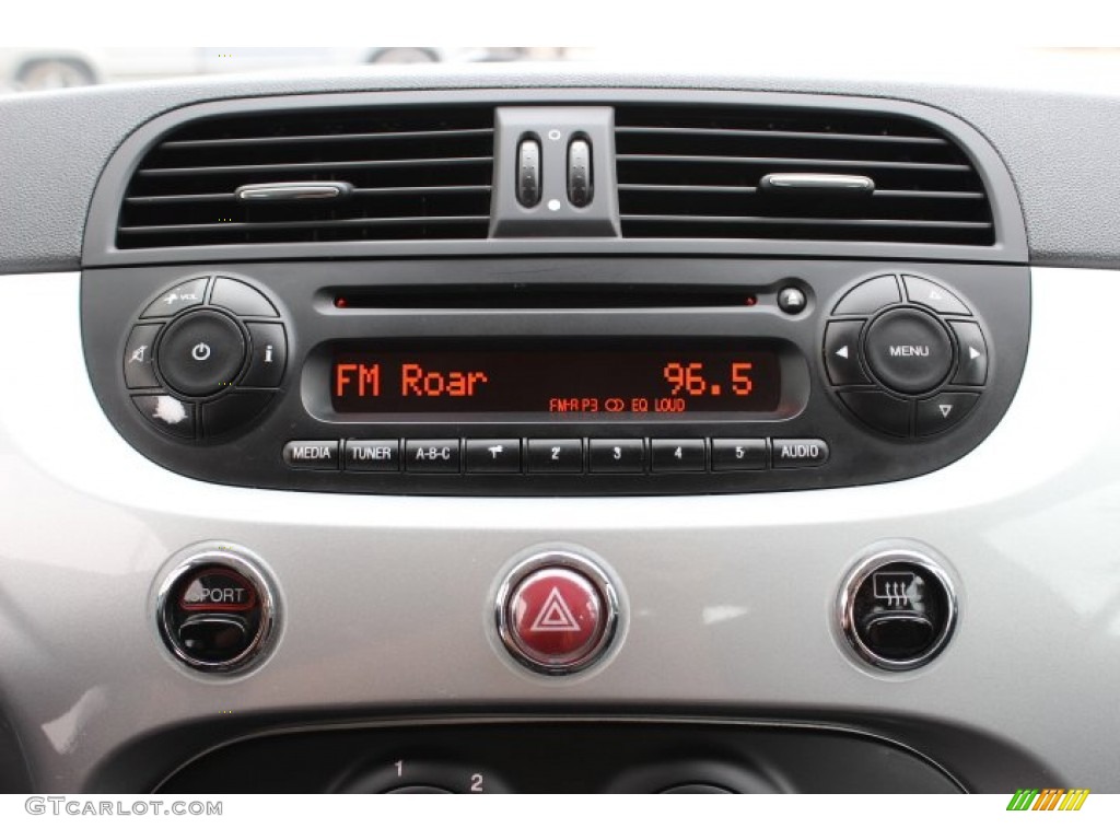 2012 Fiat 500 Pop Audio System Photo #86909545