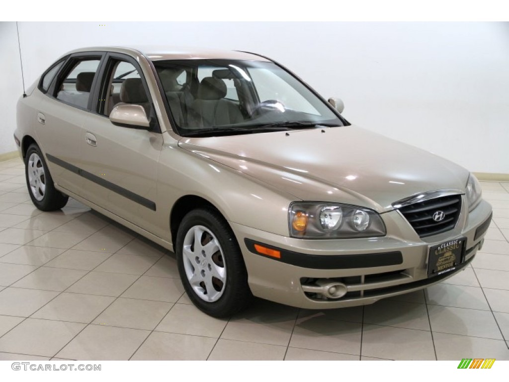 2006 Elantra GLS Hatchback - Champagne Beige / Beige photo #1