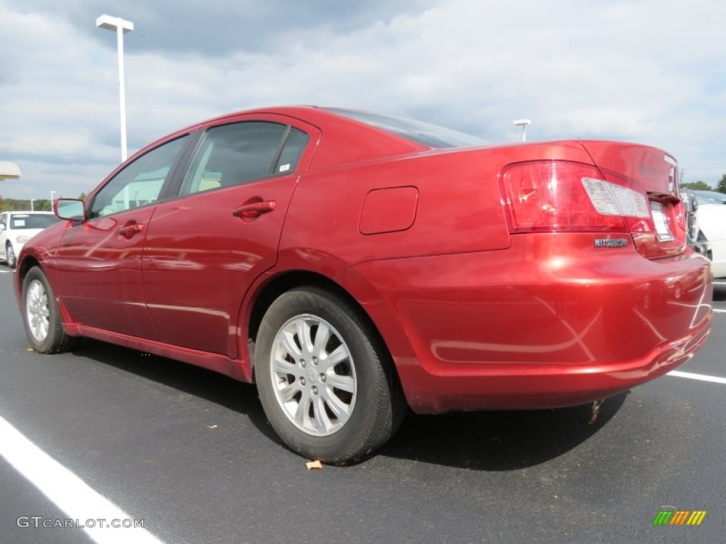 2011 Galant FE - Rave Red / Medium Gray photo #2