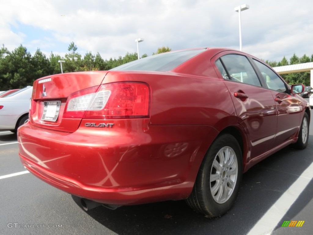 2011 Galant FE - Rave Red / Medium Gray photo #3