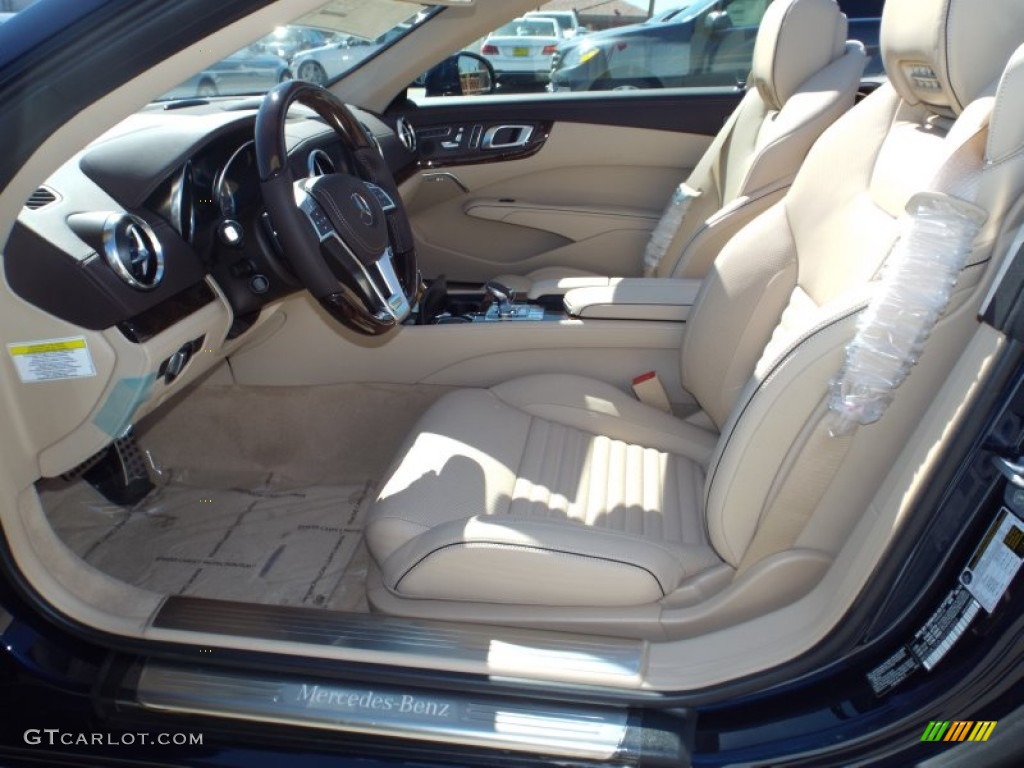 2014 SL 550 Roadster - Lunar Blue Metallic / Beige/Brown photo #5